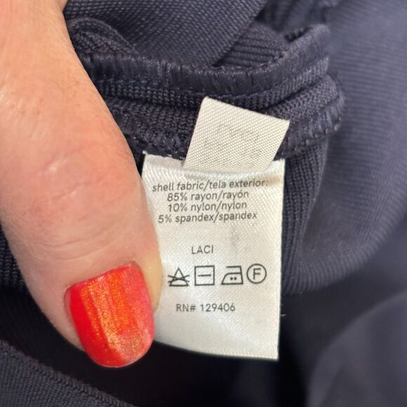 Venus Strapless Women Clubwear Stretchy Zip Back Dress Size M Navy Sexy Cocktail - Picture 6 of 9